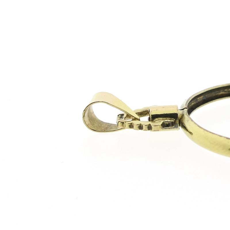 Image 5 of Golden ten guilder coin edge pendant