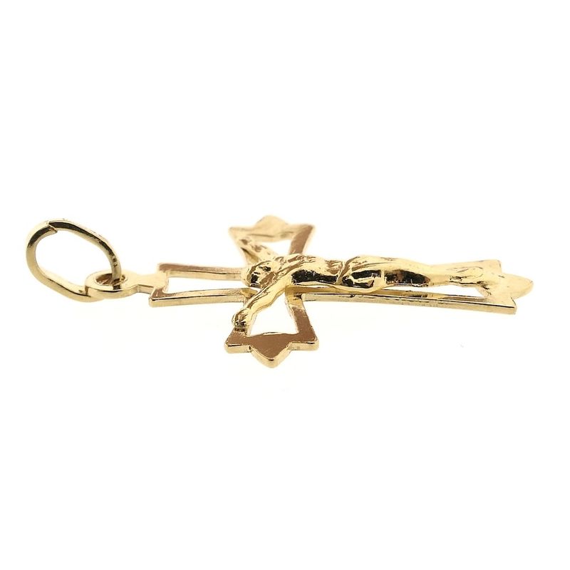 Image 8 of Gold pendant of a cross with corpus