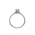 Image 6 of White gold solitaire ring with diamond | 0.25 ct.