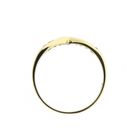 Image 5 of Gold V-shaped ring with ruby ​​and sapphire