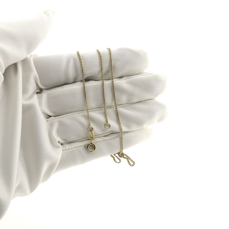 Image 4 of Gold gourmet link chain | 50 cm