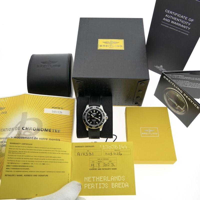 Image 18 of Breitling SuperOcean 44 A17391; Automatic men's diving watch