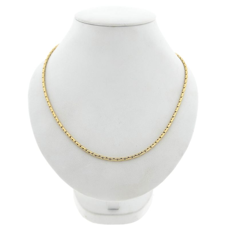 Afbeelding 1 van Gouden Cardano schakelcollier