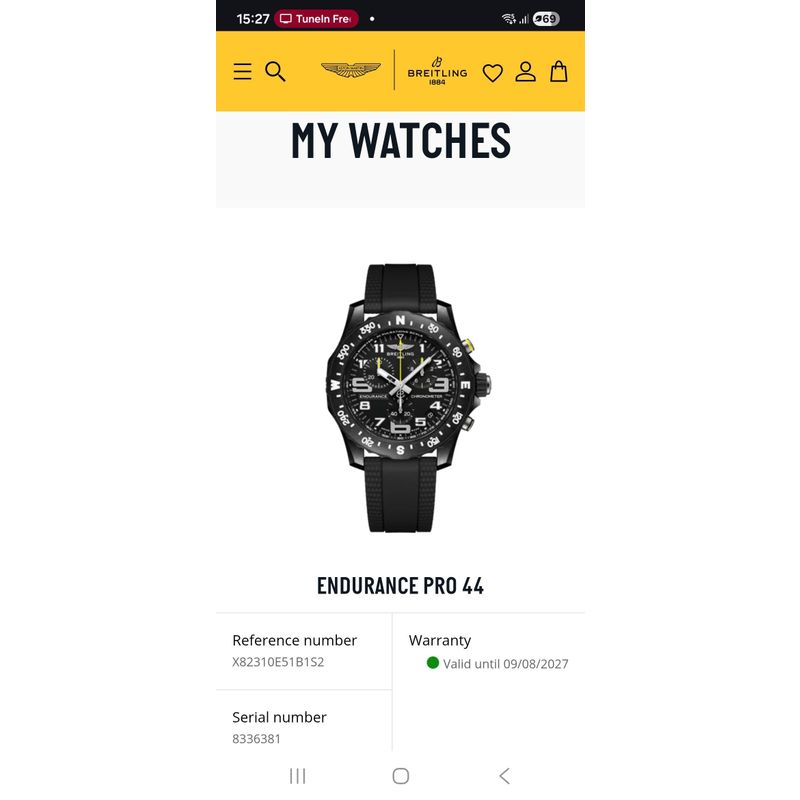 Image 13 of Breitling Endurance Pro 'Black' X82310; Chronograph Men's Watch