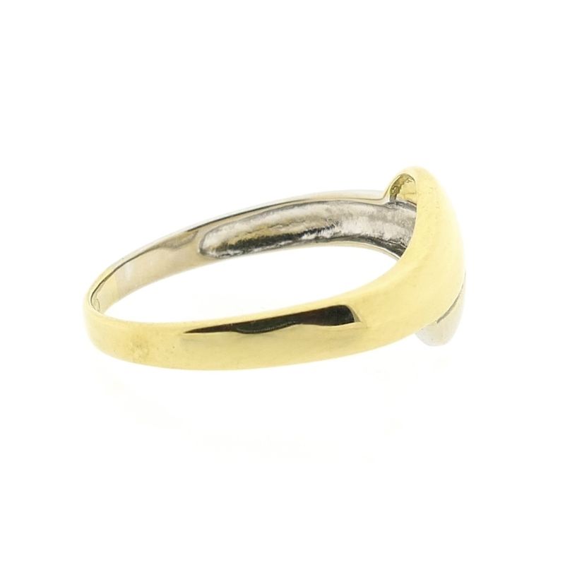 Image 5 of Two-tone gold ladies ring