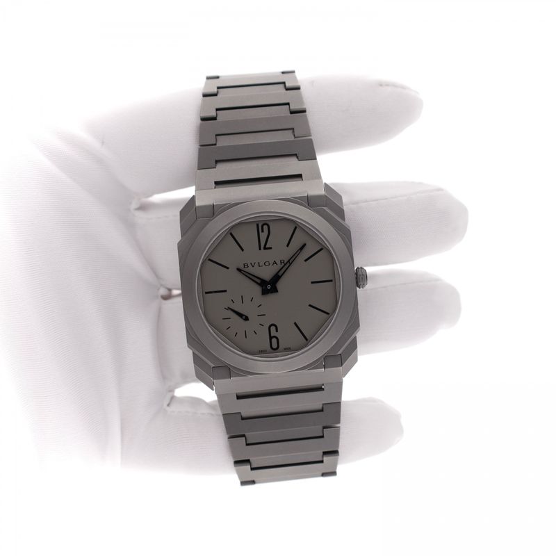 Afbeelding 8 van Bvlgari Octo Finissimo 40mm 102713; (Ultra Plat) Automatisch Heren Horloge