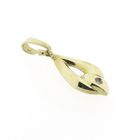 Image 3 of Gold subtle pendant with diamond | 0.005 ct.