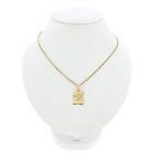 Image 7 of Gold pendant of the face of Jesus on parchment