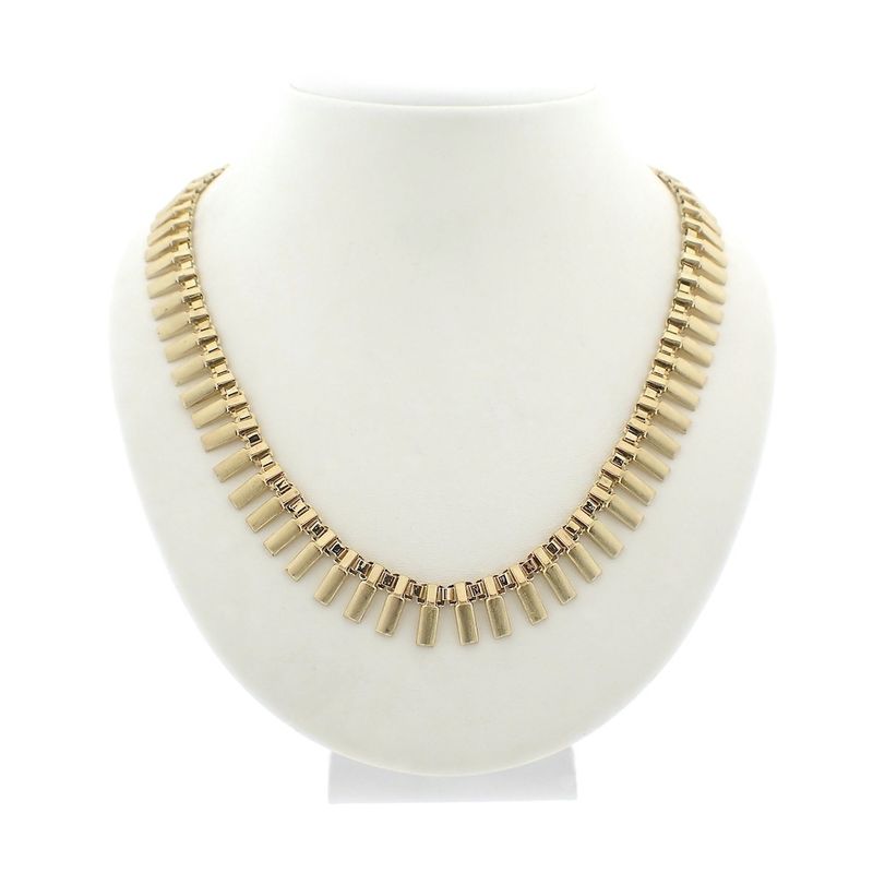 Image 1 of Solid gold fantasy necklace | 43.5 cm