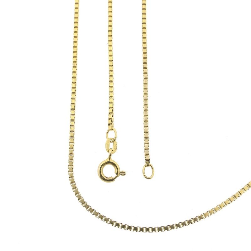 Image 1 of Golden Venetian link chain; 60.5 cm