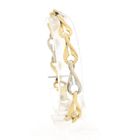 Afbeelding 1 van Bicolor gouden infinity schakelarmband