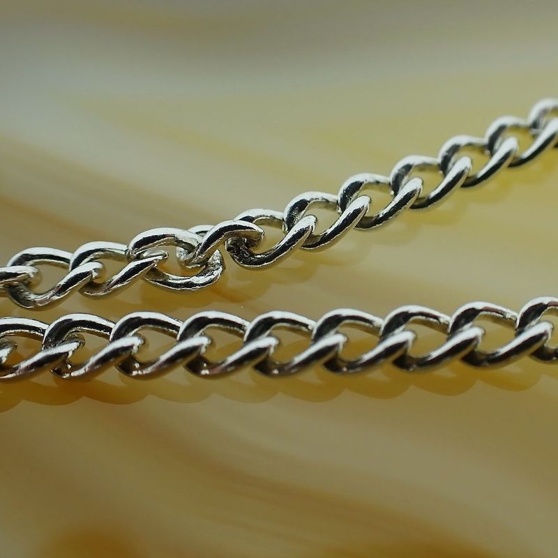 Image 4 of Silver gourmet bracelet with engraving plate | 18 cm