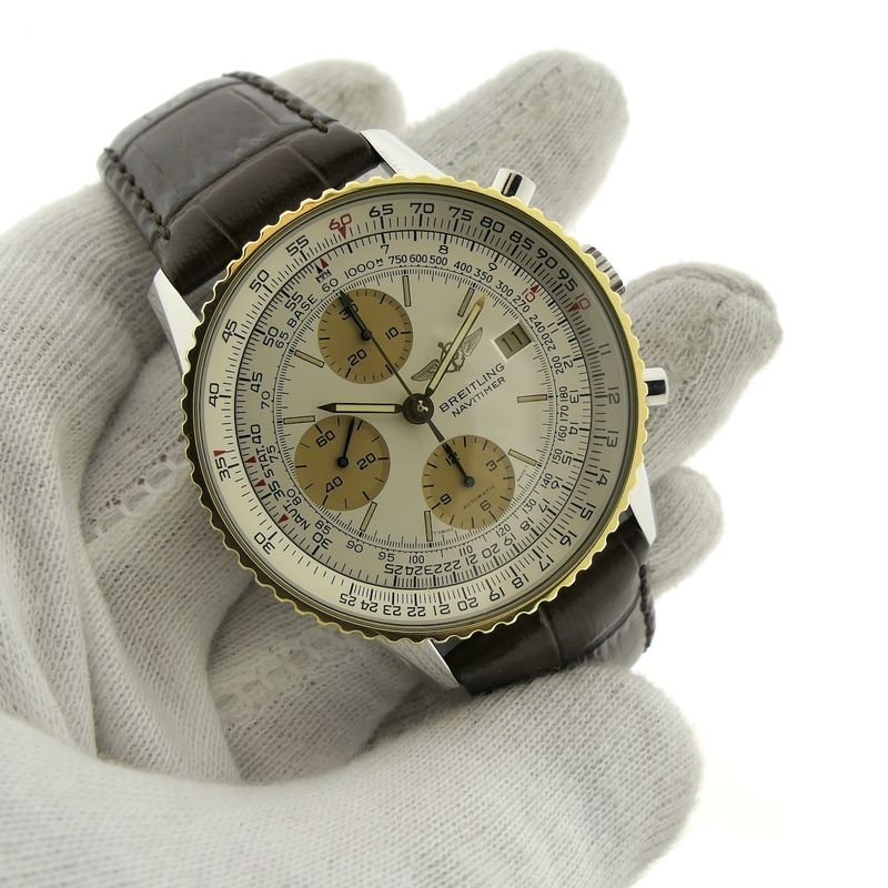 Image 10 of Breitling Navitimer 81610; Vintage chronograph men's watch