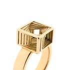 Image 3 of Gold ring with a dynamic design