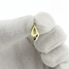 Image 9 of Gold subtle pendant with diamond | 0.005 ct.