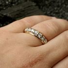 Image 11 of 18-karat two-tone gold ring with 0.42 ct. diamond