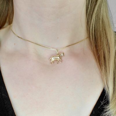 Image 2 of Gold pendant of a horse