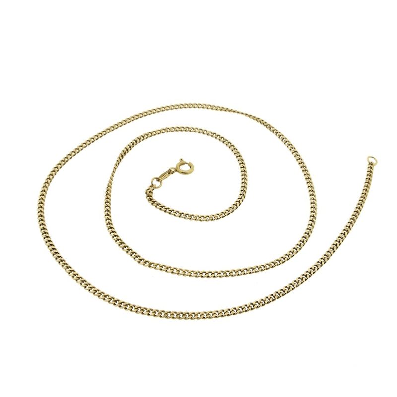 Image 6 of Gold gourmet link necklace | 53 cm