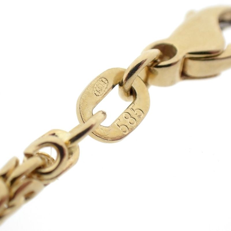 Image 10 of Gold round king chain | 46 cm