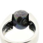 Image 5 of Silver ring with black pearl | Melano