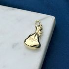 Image 2 of Gold pendant of a money bag