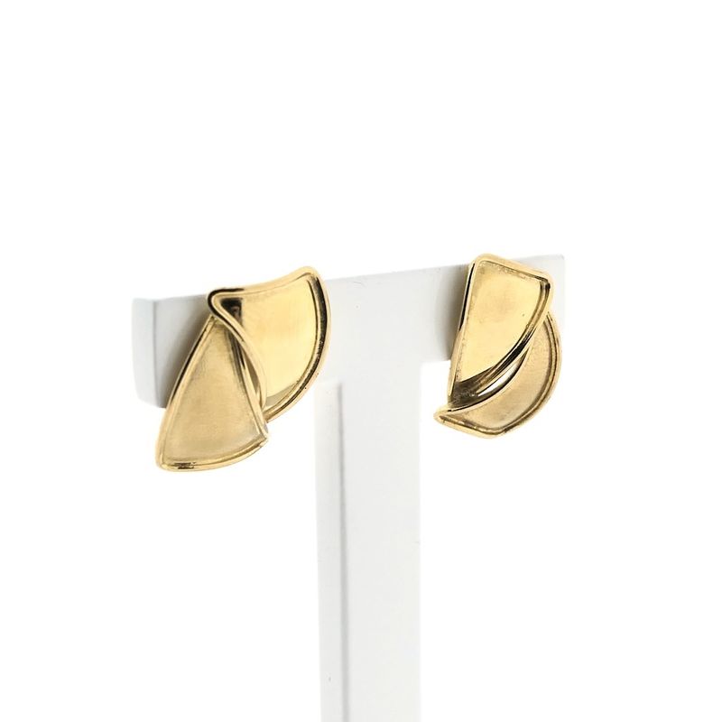 Image 5 of Vintage gold stud earrings