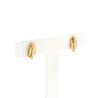 Image 4 of Gold stud earrings with zirconia