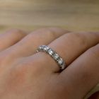 Image 6 of 18-karat white gold ring with diamonds | 1.28 ct.