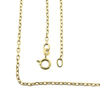 Gold anchor link chain | 52 cm