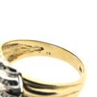 Image 6 of Two-tone gold ring with diamonds; 0.19 ct.