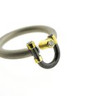 Image 6 of Tricolor ring with diamond; 0.06 ct.