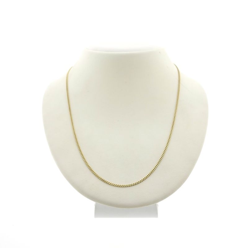 Image 3 of 8-karat gourmet link chain | 46 cm