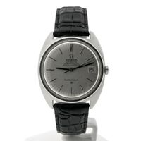 Omega Constellation Automatic Chronometer; Vintage horloge met 'linen' wijzerplaat