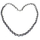 Image 1 of Silver robust jasseron necklace | 63 cm