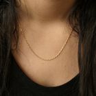 Image 8 of Golden fantasy link chain | 46.5 cm