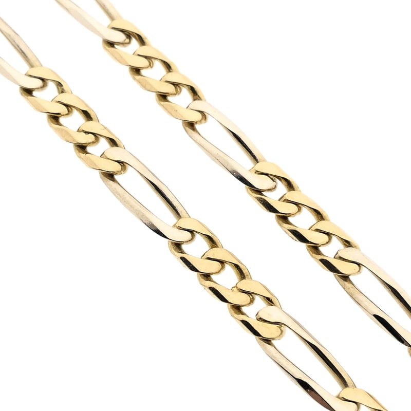 Image 3 of Bicolor Gold Figaro Chain