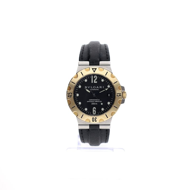 Image 16 of Bvlgari Diagono Diver SD38SG; Automatic gold/steel watch