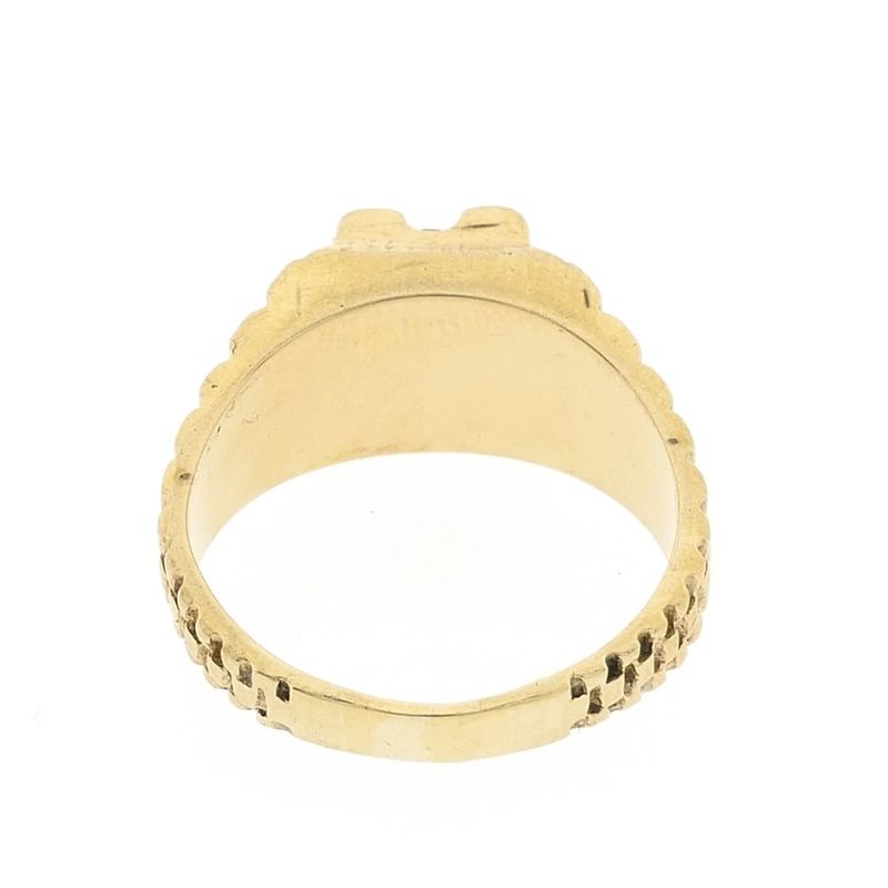 Image 6 of Rolex president band ring with zirconia