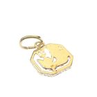 Image 5 of Gold zodiac sign pendant; Aquarius
