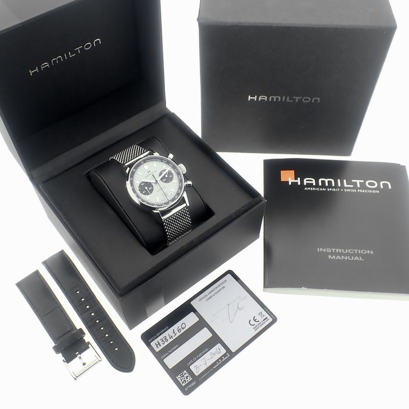 Image 4 of Hamilton Intra-Matic; Chronograph men's watch