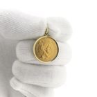 Image 13 of Gold five-guilder coin pendant; Queen Wilhelmina 1912