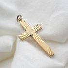 Image 4 of Gold pendant of a cross