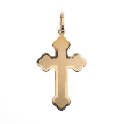 Image 1 of Gold pendant of a cross