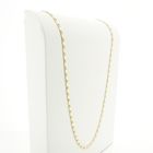 Image 3 of Gold closed Figaro link chain