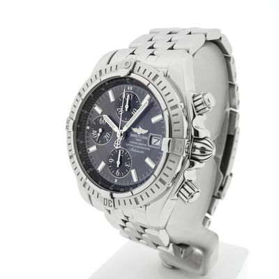 Image 2 of Breitling Chronomat Evolution A13356; Chronograph men's watch in full set