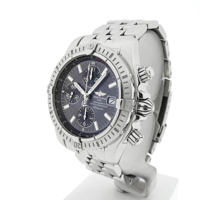 Image 2 of Breitling Chronomat Evolution A13356; Chronograph men's watch in full set