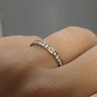 Image 6 of Platinum alliance ring with diamond | 0.93 ct.