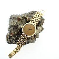 Omega DeVille; 18k. gouden dames horloge