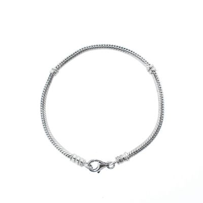 Image 2 of Pandora bracelet; Silver; lobster clasp | 19 cm
