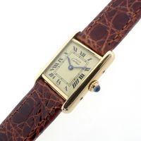 Cartier Tank 'Vermeil'; Women's watch